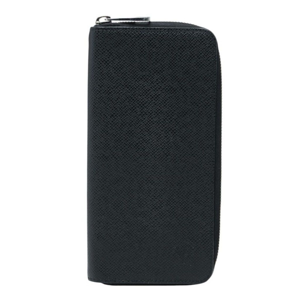 Louis Vuitton Taiga Zippy Wallet Vertical Long M30317 Noir Black Leather Men'...